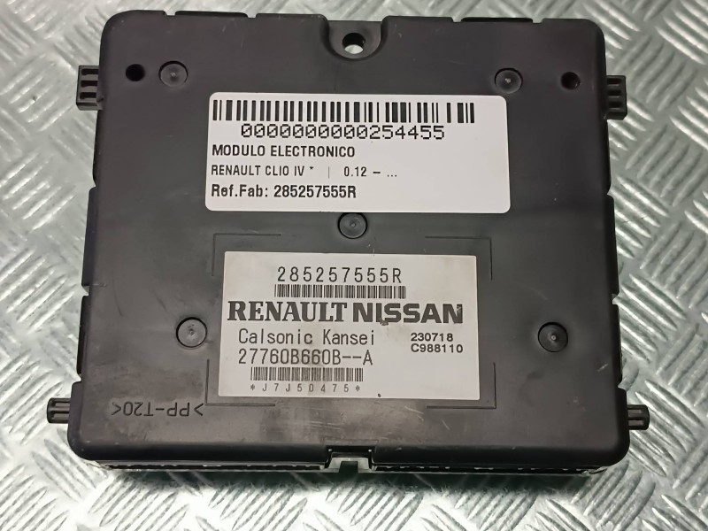 Recambio de modulo electronico para renault clio iv referencia OEM IAM 285257555R 27760B660B 