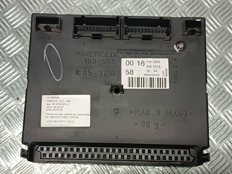 Recambio de modulo electronico para mercedes-benz clase m (w163) referencia OEM IAM 163545 053710 