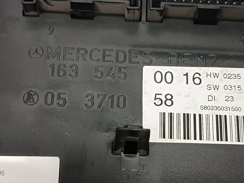 Recambio de modulo electronico para mercedes-benz clase m (w163) referencia OEM IAM 163545 053710 