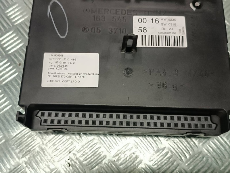 Recambio de modulo electronico para mercedes-benz clase m (w163) referencia OEM IAM 163545 053710 