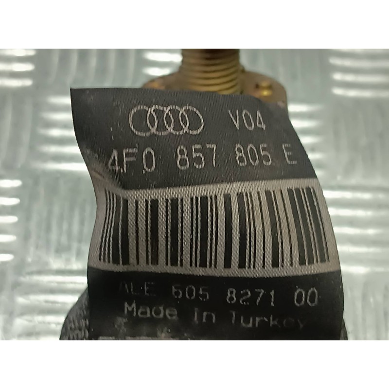 Recambio de cinturon seguridad trasero derecho para audi a6 berlina (4f2) 3.0 tdi quattro (171kw) referencia OEM IAM 4F0857805E 