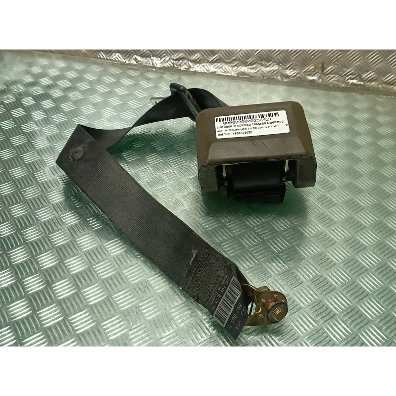 Recambio de cinturon seguridad trasero izquierdo para audi a6 berlina (4f2) 3.0 tdi quattro (171kw) referencia OEM IAM 4F0857805