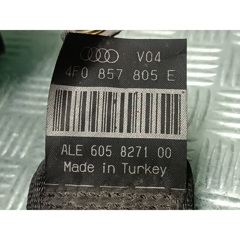 Recambio de cinturon seguridad trasero izquierdo para audi a6 berlina (4f2) 3.0 tdi quattro (171kw) referencia OEM IAM 4F0857805