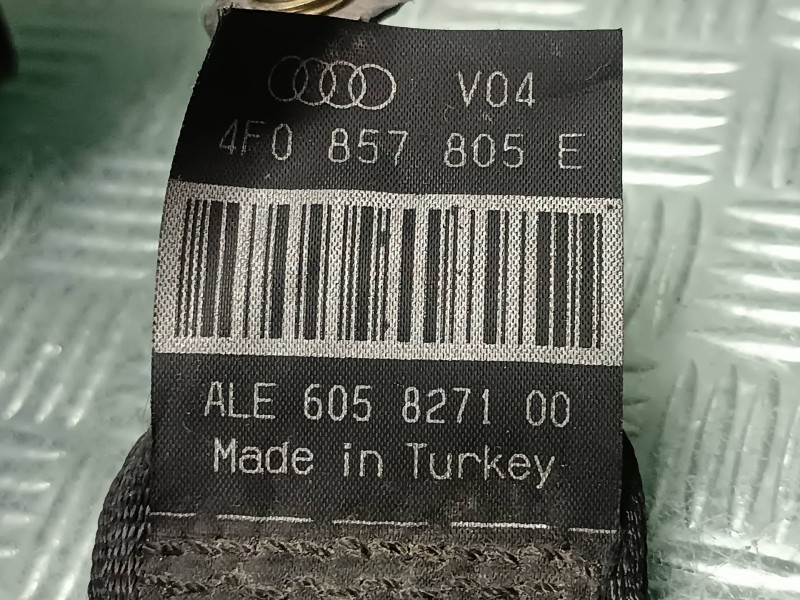 Recambio de cinturon seguridad trasero izquierdo para audi a6 berlina (4f2) 3.0 tdi quattro (171kw) referencia OEM IAM 4F0857805