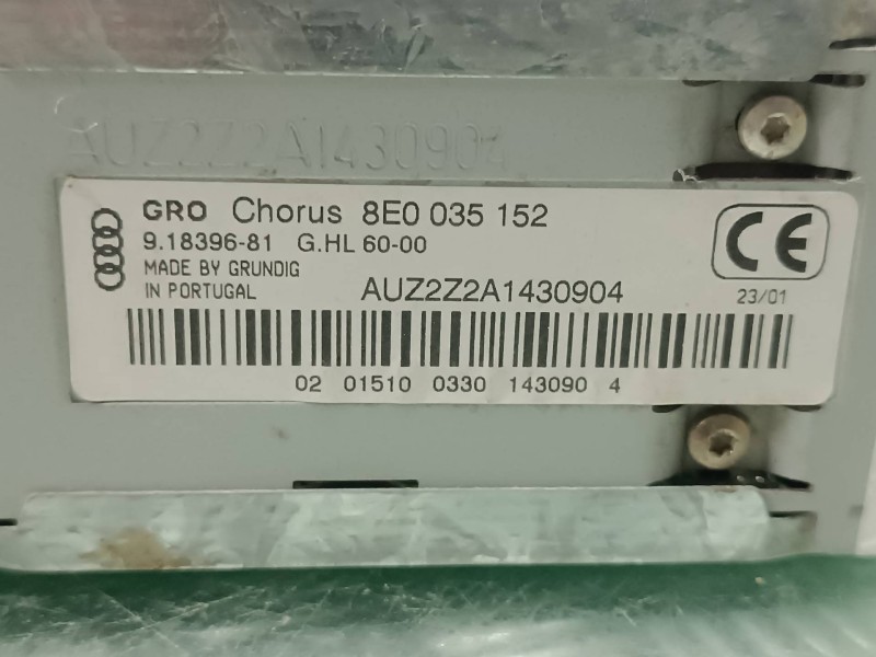 Recambio de sistema audio / radio cd para audi a4 berlina (8e) referencia OEM IAM 8E0035152  