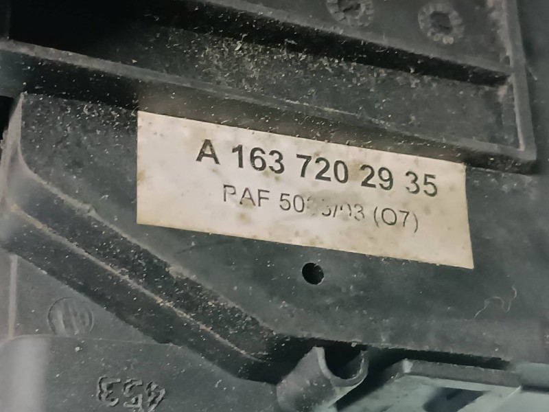 Recambio de cerradura puerta delantera izquierda para mercedes-benz clase m (w163) referencia OEM IAM A1637202935 20461104 