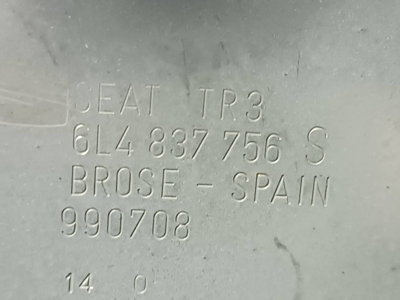 Recambio de elevalunas delantero derecho para seat ibiza (6l1) referencia OEM IAM 6L4837752DJ 6L4837756S ELECTRICO