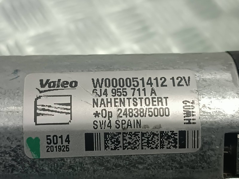 Recambio de motor limpia trasero para seat ibiza (6j5) referencia OEM IAM 6J4955711A  VALEO