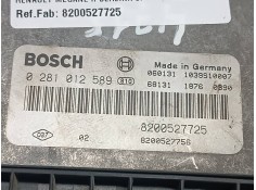 Recambio de centralita motor uce para renault megane ii berlina 5p referencia OEM IAM 8200527725 0281012589 BOSCH 2