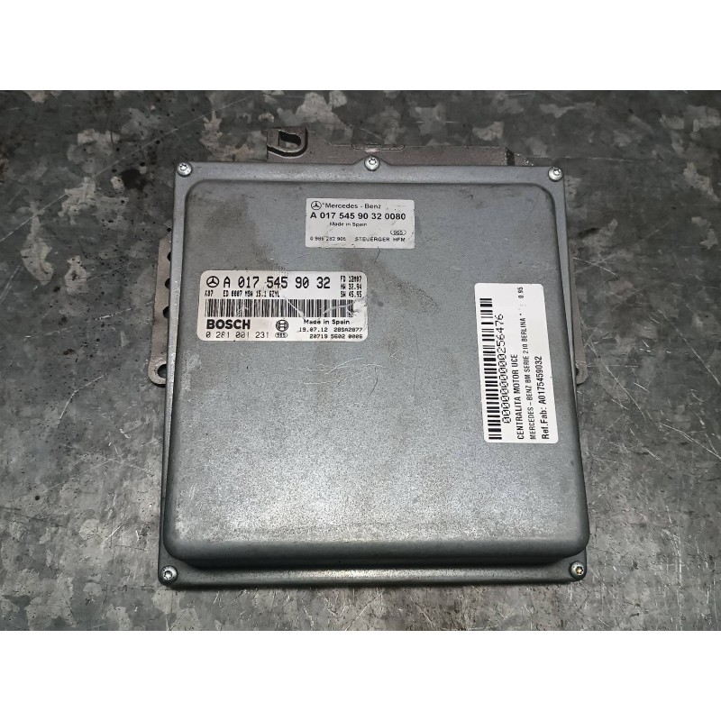 Recambio de centralita motor uce para mercedes-benz clase e (w210) berlina referencia OEM IAM A0175459032 0281001231 BOSCH