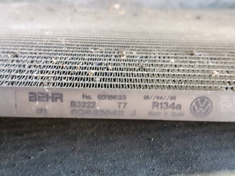 Recambio de condensador / radiador aire acondicionado para seat ibiza (6l1) referencia OEM IAM 6Q0820411J  