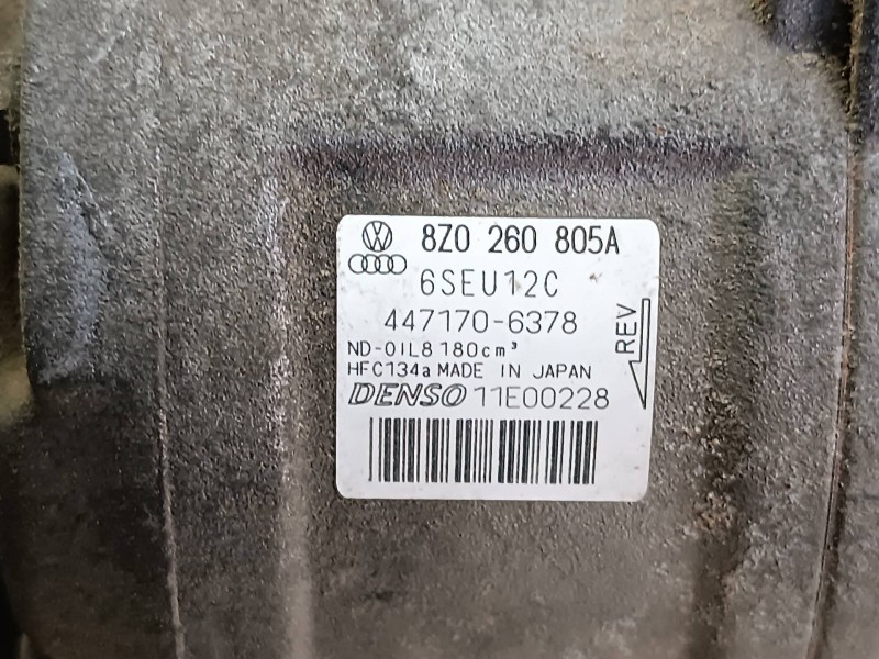 Recambio de compresor aire acondicionado para audi a2 (8z) 1.4 tdi (55kw) referencia OEM IAM 8Z0260805A  