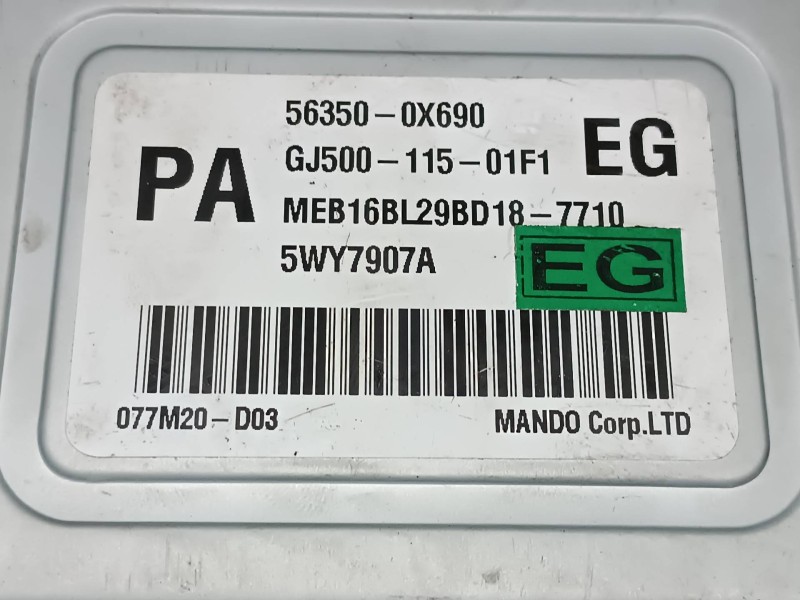 Recambio de modulo electronico para hyundai i10 referencia OEM IAM 563500X690 5WY7907A GJ50011501F1