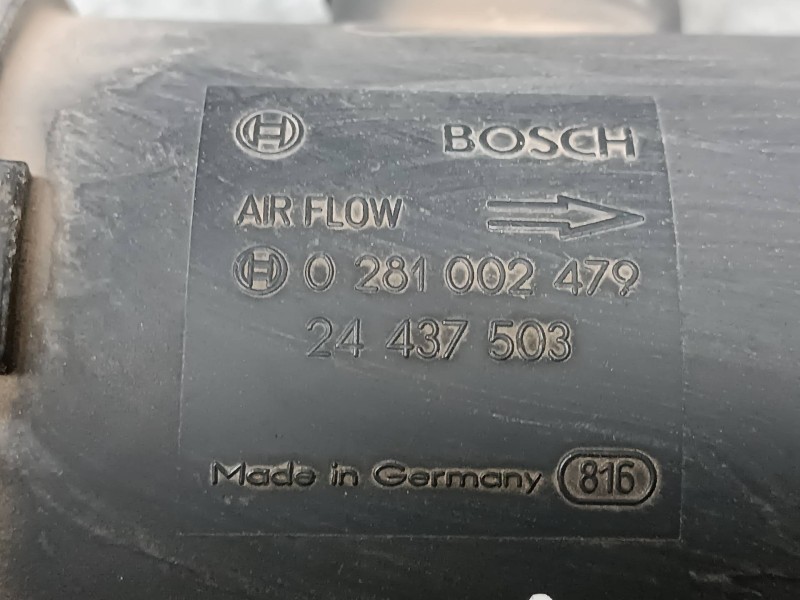 Recambio de caudalimetro para opel vectra c berlina referencia OEM IAM 0281002479 24437503 CONECTOR 5 PINES