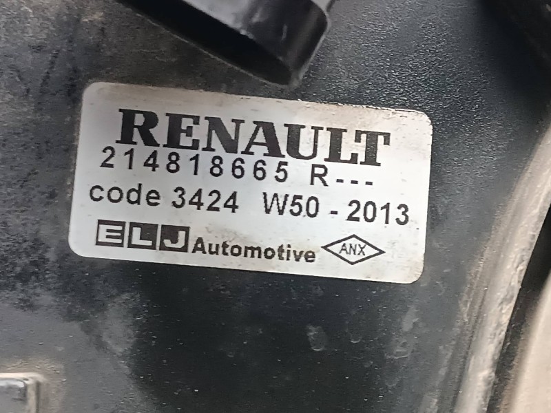 Recambio de electroventilador para dacia lodgy referencia OEM IAM 214818665R 8240636 