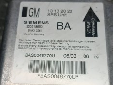 Recambio de centralita airbag para opel vectra c berlina referencia OEM IAM 13102022 330518650 5WK43261 2