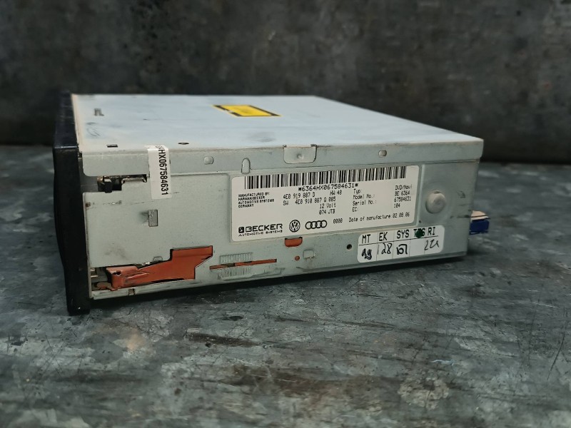 Recambio de sistema navegacion gps para audi a6 allroad quattro (4fh) referencia OEM IAM 4E0919887D 4E0910887Q 
