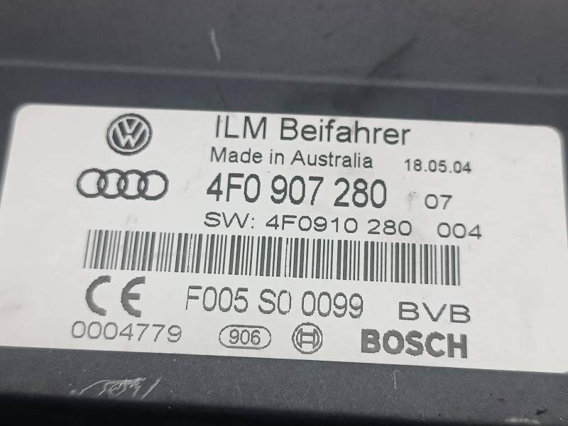 Recambio de modulo electronico para audi a6 berlina (4f2) referencia OEM IAM 4F0907280 4F0910280 F005S00099