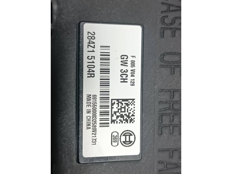 Recambio de modulo confort para dacia duster ii referencia OEM IAM 284Z15104R GW3CH 