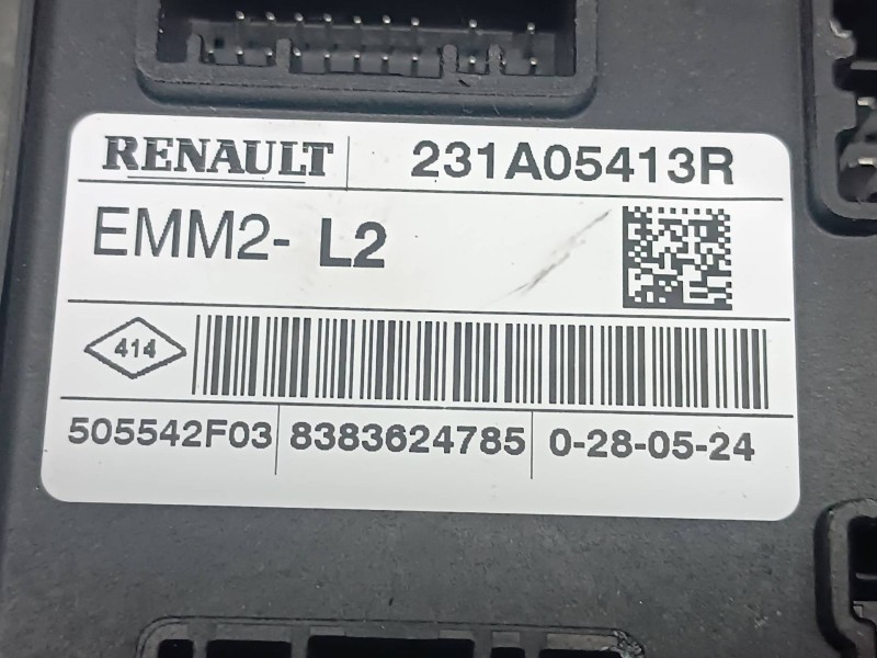 Recambio de modulo electronico para dacia duster ii referencia OEM IAM 231A05413R EMM2L2 