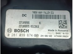 Recambio de centralita motor uce para dacia duster ii referencia OEM IAM 237109898S 237109897S 0281039674 2
