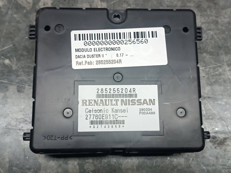 Recambio de modulo electronico para dacia duster ii referencia OEM IAM 285255204R 27760E911C 