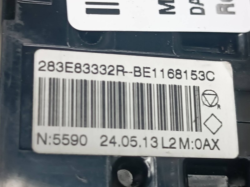 Recambio de mando multifuncion para dacia duster ii referencia OEM IAM 283E83332R  