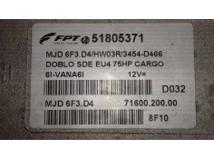 Recambio de centralita motor uce para fiat doblo (119) 1.3 16v multijet active com. (55kw) referencia OEM IAM 51805371 716002000 2