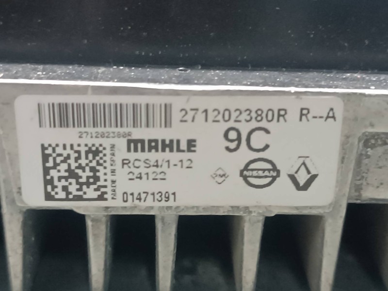 Recambio de caja precalentamiento para dacia duster ii referencia OEM IAM 271202380R 01471391 MAHLE