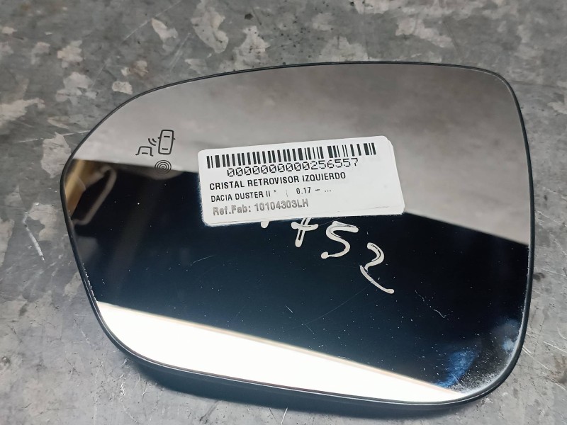 Recambio de cristal retrovisor izquierdo para dacia duster ii referencia OEM IAM 10104303LH CALEFACTABLE ELECTRICO