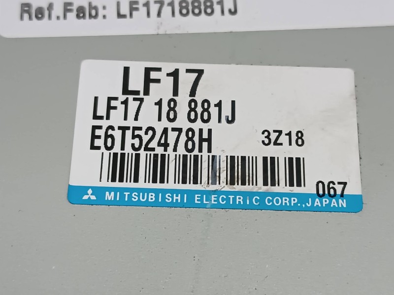 Recambio de centralita motor uce para mazda 6 berlina (gg) referencia OEM IAM LF1718881J E6T52478H 