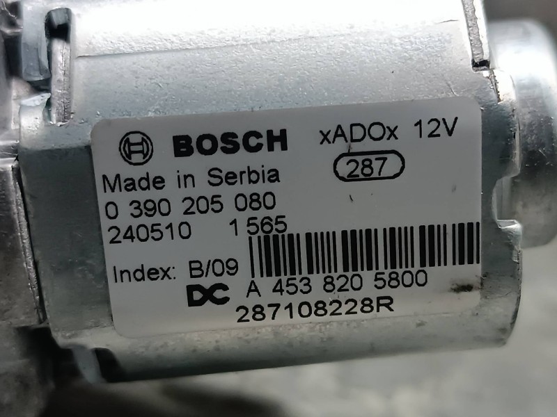 Recambio de motor limpia trasero para dacia duster ii referencia OEM IAM 287108228R 0390205080 A4538205800