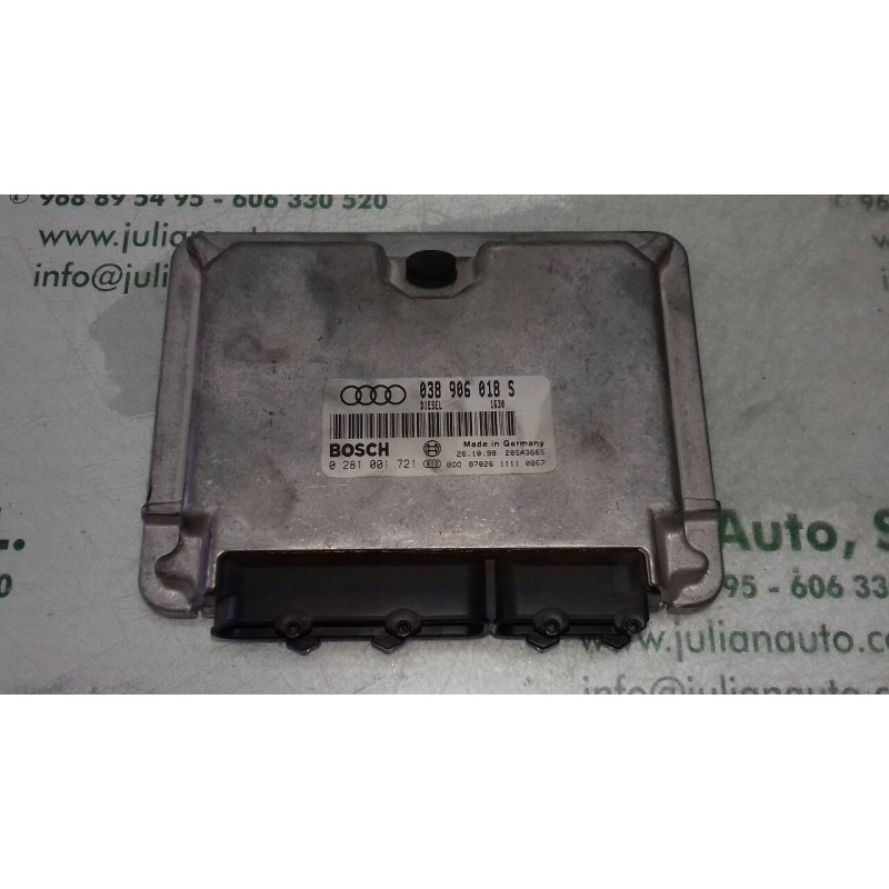 Recambio de centralita motor uce para audi a4 berlina (b5) 1.9 tdi referencia OEM IAM 038906018S 0281001721 BOSCH