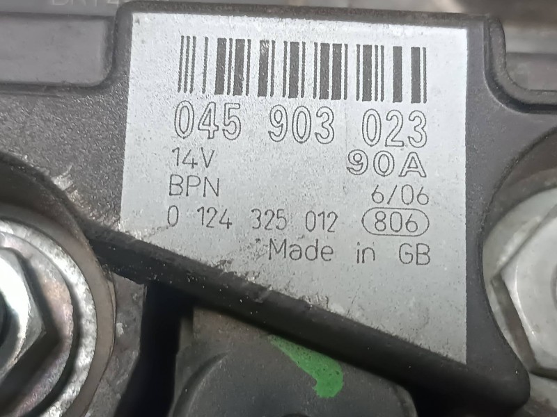 Recambio de alternador para seat ibiza (6l1) referencia OEM IAM 045903023 0124325012 90A