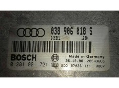 Recambio de centralita motor uce para audi a4 berlina (b5) 1.9 tdi referencia OEM IAM 038906018S 0281001721 BOSCH 2