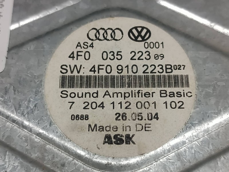 Recambio de amplificador de sonido para audi a6 berlina (4f2) referencia OEM IAM 4F0035223 4F0910223B 