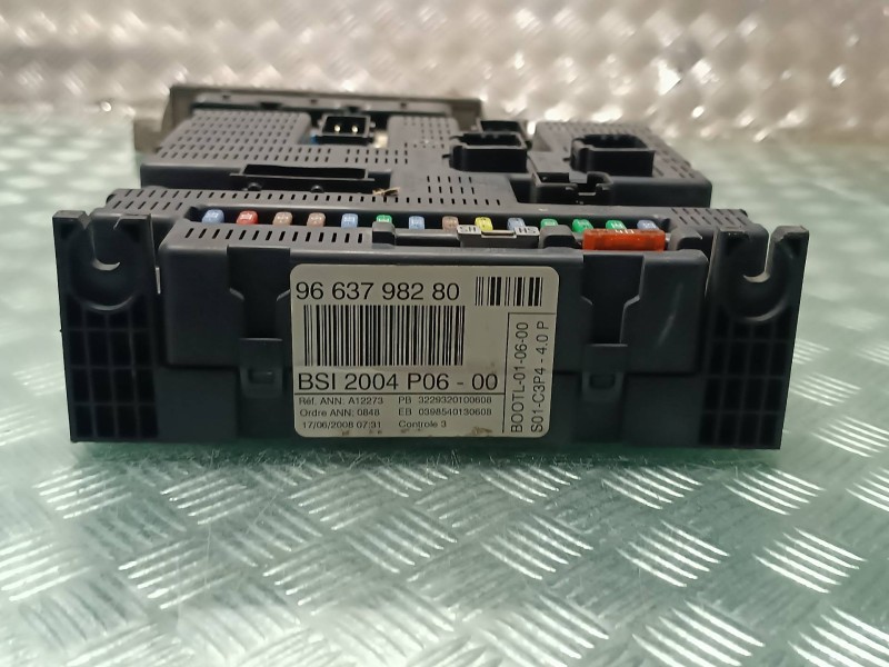 Recambio de centralita motor uce para peugeot 207 referencia OEM IAM 9665424480 9663798280 KIT- VALEO