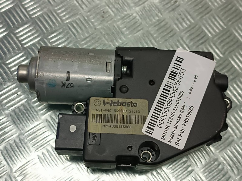 Recambio de motor techo electrico para nissan murano (z50) referencia OEM IAM FR016035  TECHO SOLAR