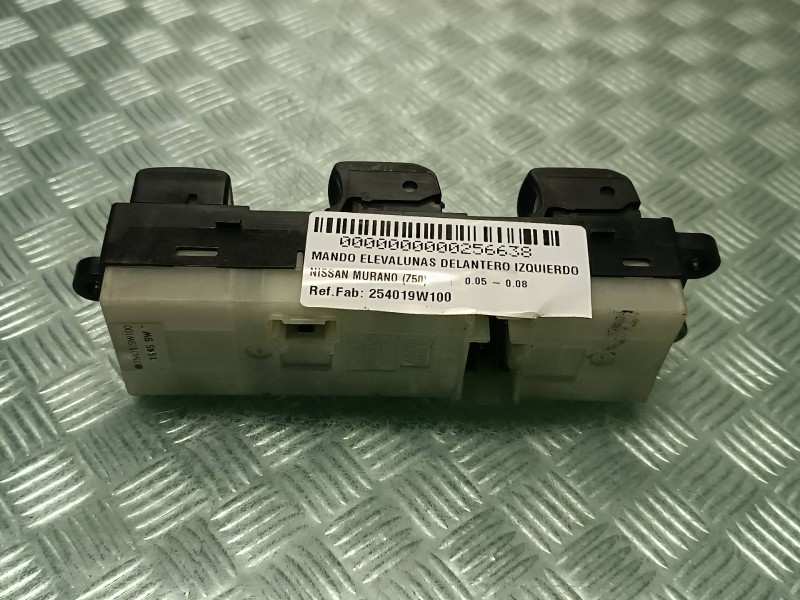 Recambio de mando elevalunas delantero izquierdo para nissan murano (z50) referencia OEM IAM 254019W100 19459W 