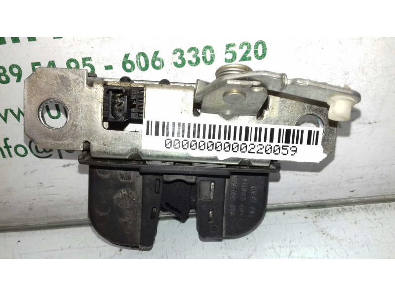 Recambio de cerradura maletero / porton para seat ibiza (6l1) stella referencia OEM IAM 6L6627505A  3 PINES