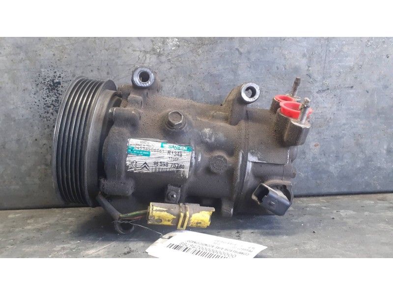 Recambio de compresor aire acondicionado para peugeot 207 referencia OEM IAM 9659875780 1355F 04558506861