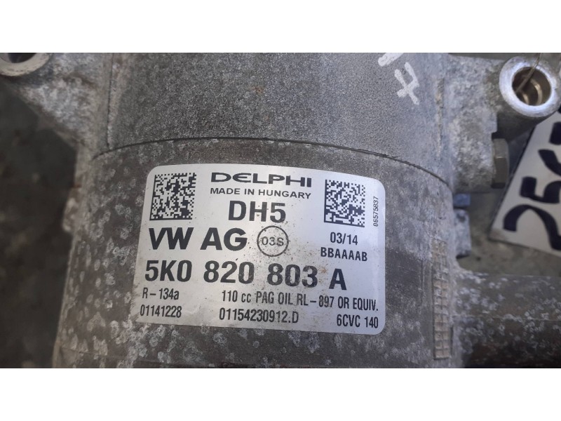Recambio de compresor aire acondicionado para seat ibiza (6j5) referencia OEM IAM 5K0820803A DH5 DELPHI