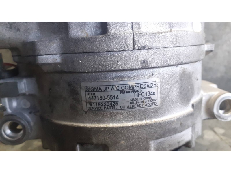 Recambio de compresor aire acondicionado para ford fusion (cbk) referencia OEM IAM 4471805514 HFC134A 4119220425