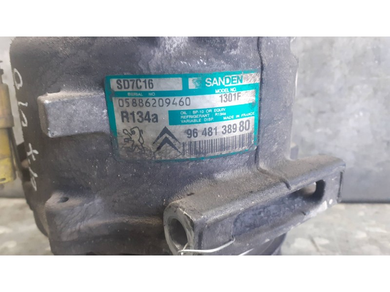 Recambio de compresor aire acondicionado para citroen c5 berlina referencia OEM IAM 9648138980 1301F SD7C16