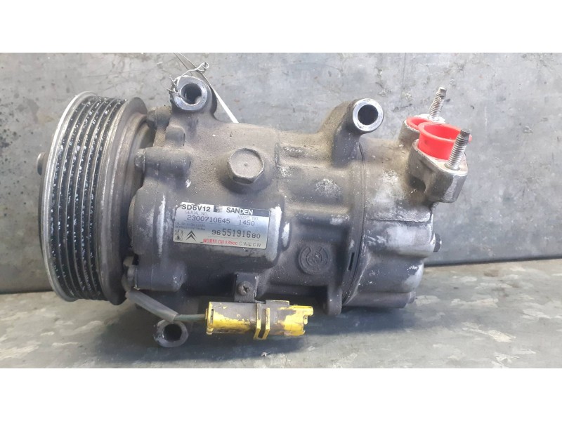 Recambio de compresor aire acondicionado para citroen c3 referencia OEM IAM 9655191680 SD6V12 SANDEN