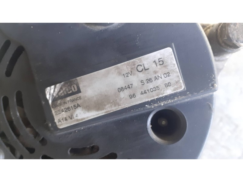 Recambio de alternador para peugeot 406 coupe (s1/s2) referencia OEM IAM 9644103580 CL15 2542615A