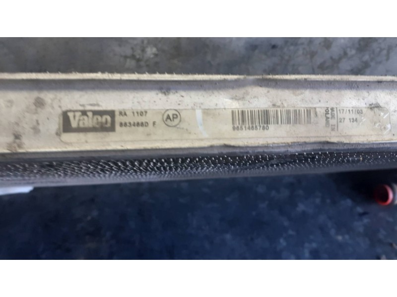 Recambio de radiador agua para peugeot 406 coupe (s1/s2) referencia OEM IAM 863466DF RA1107 