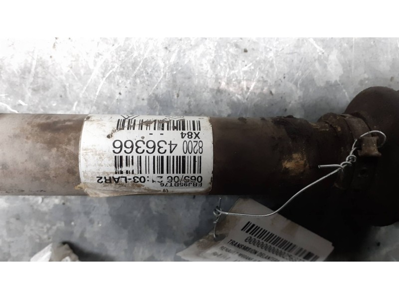 Recambio de transmision delantera derecha para renault megane ii berlina 5p referencia OEM IAM 436366 8200436366 