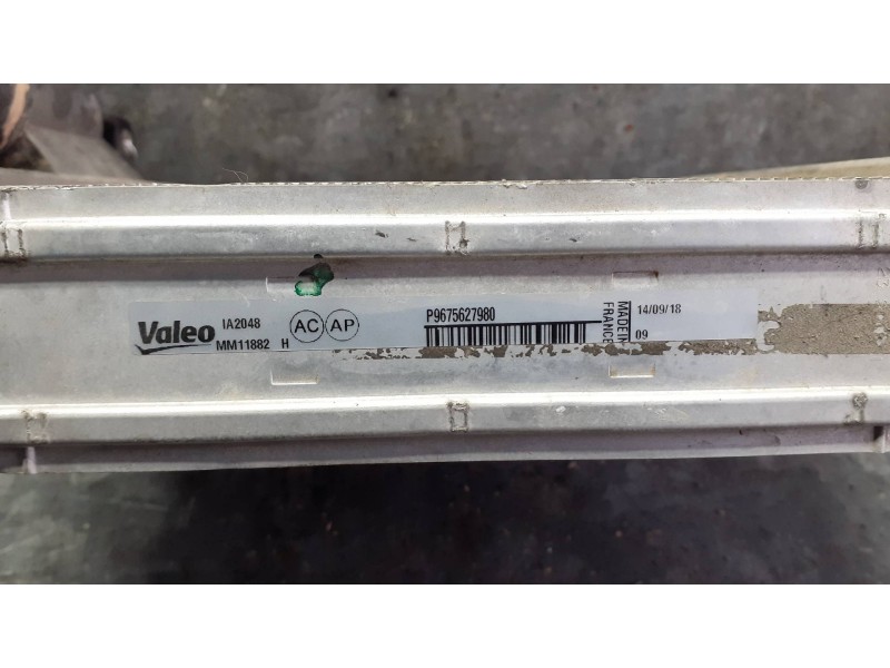 Recambio de intercooler para citroen c4 berlina referencia OEM IAM P9675627980 MM11882 VALEO