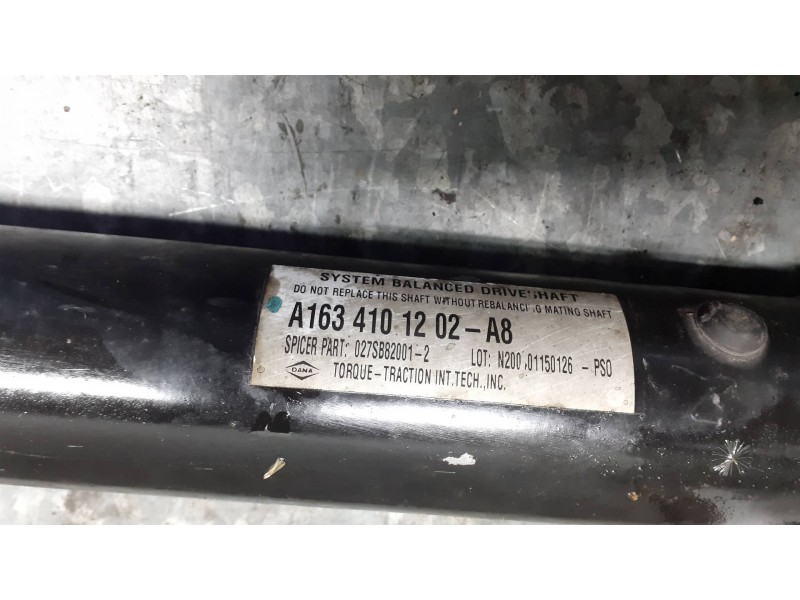 Recambio de transmision central para mercedes-benz clase m (w163) referencia OEM IAM A1634101202A8  